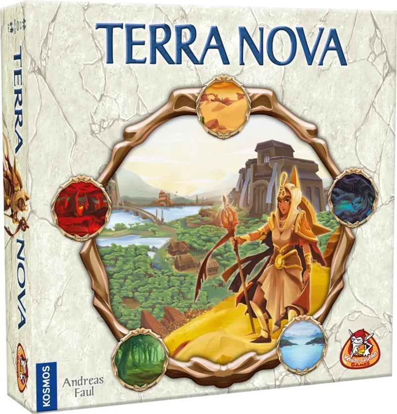 Terra Nova - familiespel - 2 tot 4 spelers spelers - 60 minuten - Vanaf 10 jaar van White Goblin Games, editie Meerkleurig – doos
