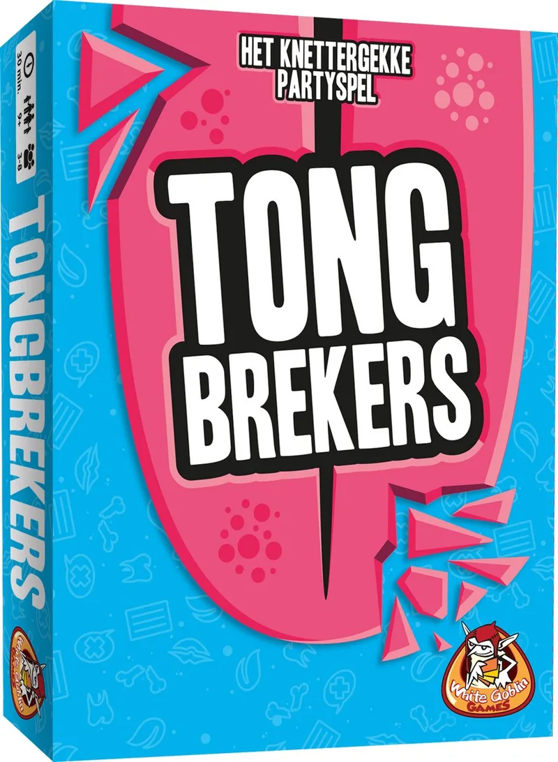 Tongbrekers - Kaartspel - 3 tot 8 spelers - 30 minuten - Vanaf 9 jaar - Hillarisch partyspel från White Goblin Games – kartong