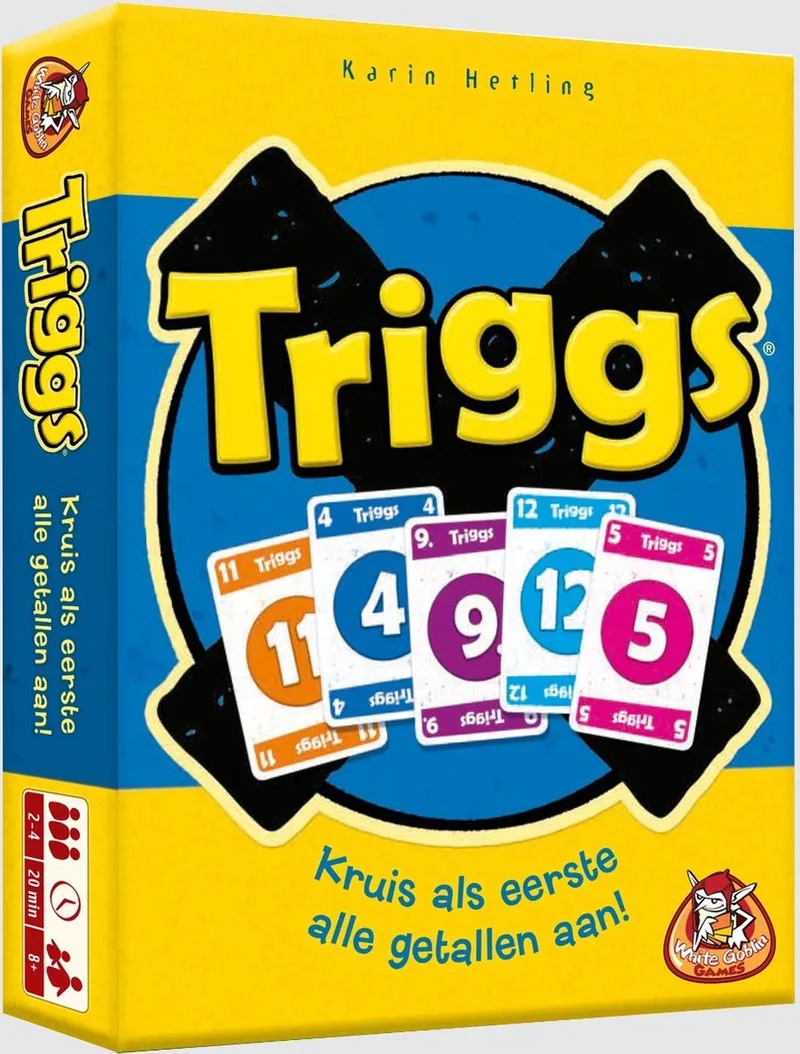 Triggs - Kaartspel - 2 tot 4 spelers - 20 minuten - Vanaf 8 jaar - Tactisch kaartspel från White Goblin Games – kartong