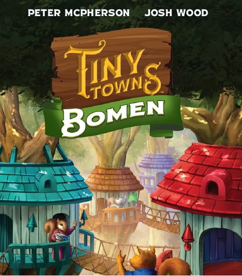 Uitbreiding Bordspel Tiny Towns Bomen from White Goblin Games – box
