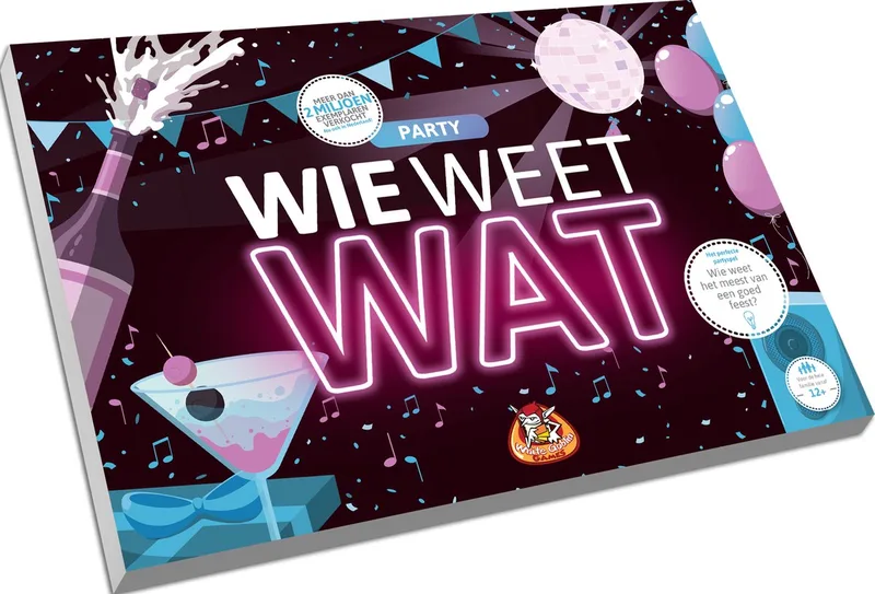 Wie Weet Wat: Party - Partyspel - 2 tot 10 spelers - Speelt snel en de uitleg is nóg sneller - Wie Weet Wat speel je altijd, met iedereen en overal - Ideaal cadeau de White Goblin Games – boîte