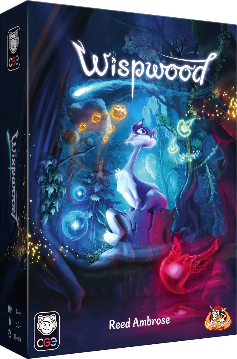 Wispwood - familiespel - 1 tot 4 spelers - Voor gezinnen en volwassenen - Magisch bordspel - vanaf 10 jaar fra White Goblin Games – æske