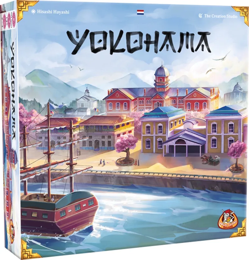 Yokohama - Bordspel - 2 tot 4 spelers - Strategisch spel - Voor 12 jaar en ouder - 90 minuten van White Goblin Games – doos