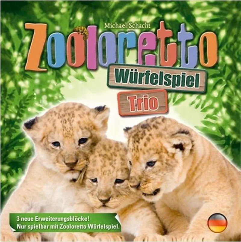 Zooloretto Het Dobbelspel Trio - Uitbreiding -Variatiebloks van White Goblin Games, editie Multicolor – doos