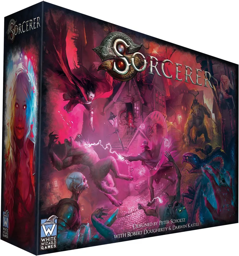 Sorcerer Base Game - kaartspel - Engels de White Wizard Games – boîte