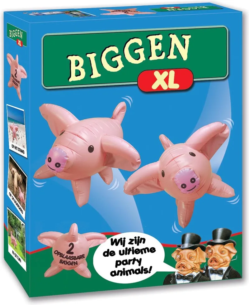 Biggen XL - Opblaasbaar partyspel voor binnen en buiten von Winning Moves – Schachtel