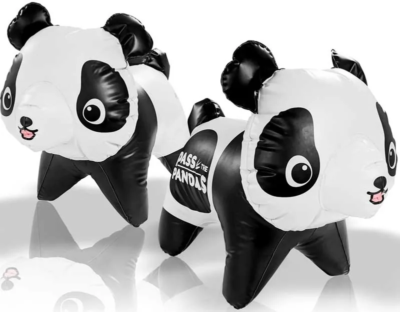 gezelschapsspel Giant Pass the Pandas dobbelspel van Winning Moves, editie Multicolor – doos