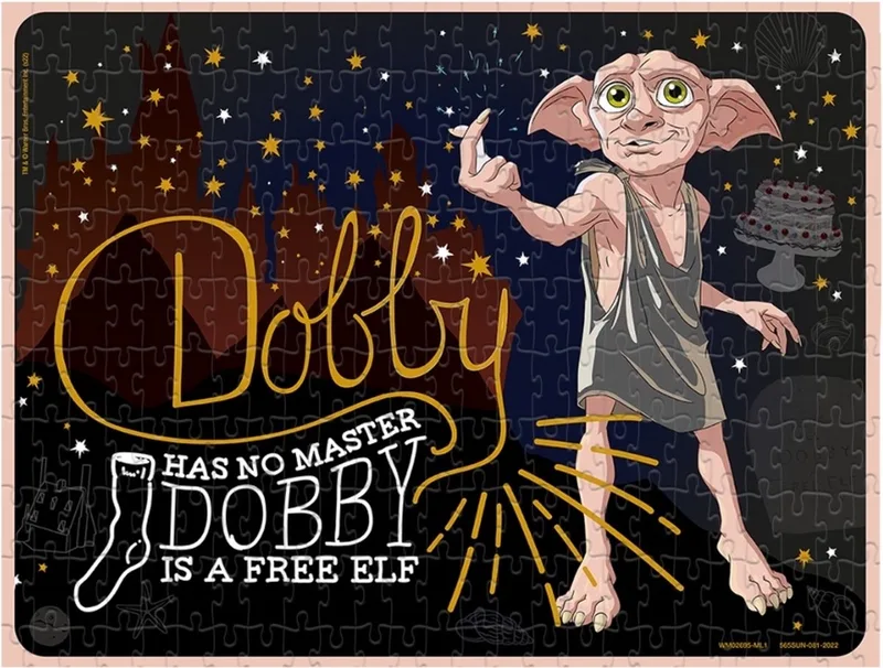 Harry Potter - Jigsaw Puzzle - Dobby 250 stukjes van Winning Moves, editie Meerkleurig – doos
