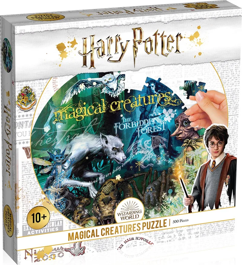 Harry Potter - Jigsaw Puzzle - Magical Creatures 500 stukjes from Winning Moves, Multicolours edition – box