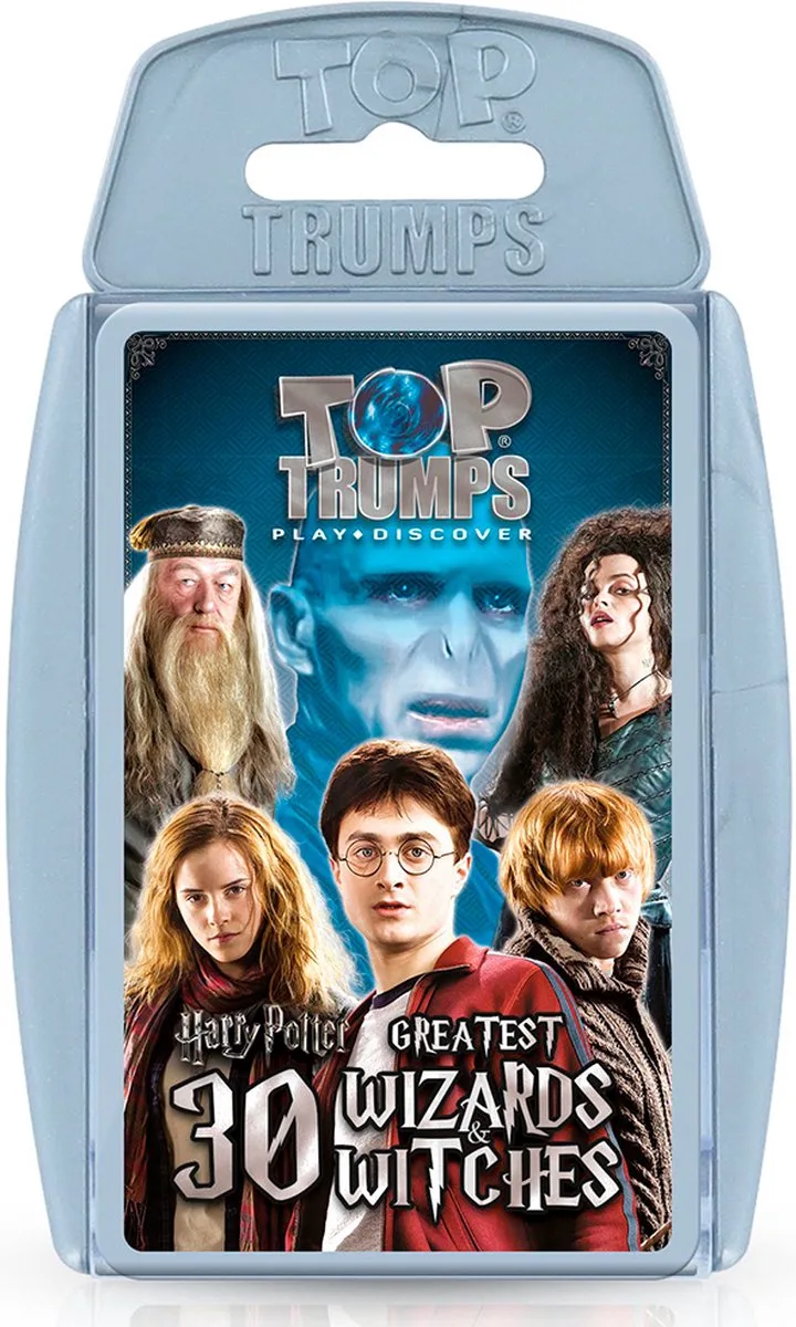 Harry Potter - Kaartspel - 30 Greatest Witches and Wizards Top Trumps - Engels from Winning Moves – box