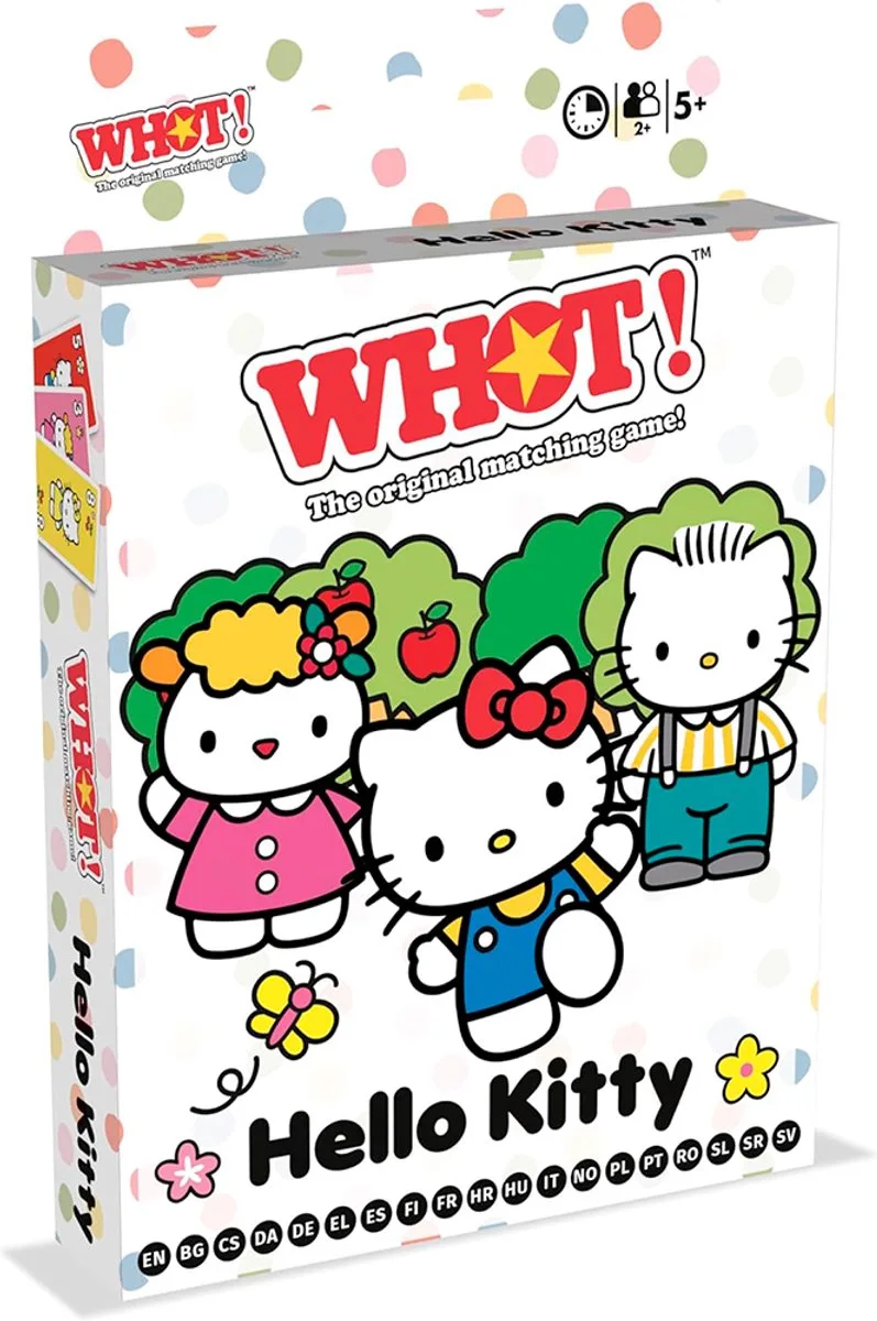 Hello Kitty - Kaartspel - WHOT Meertalig from Winning Moves – box