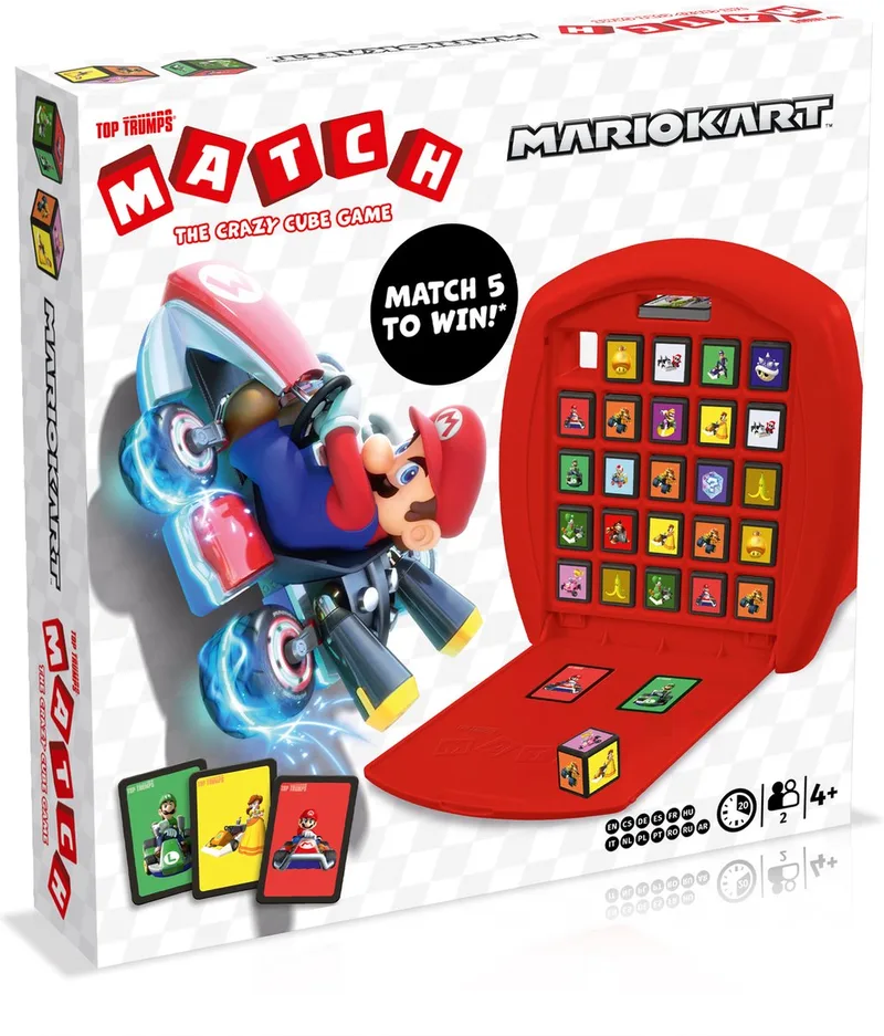 Identity Games Match 5 op een Rij Super Mario Kart van Winning Moves – doos