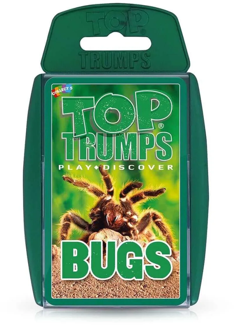 kaartspel Top Trumps Bugs educatief spel multicolor. van Winning Moves – doos