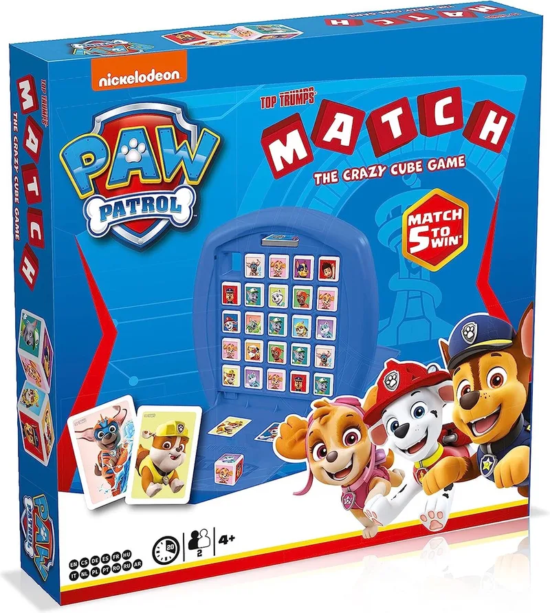 Match Paw Patrol - Gesellschaftsspiel van Winning Moves – doos