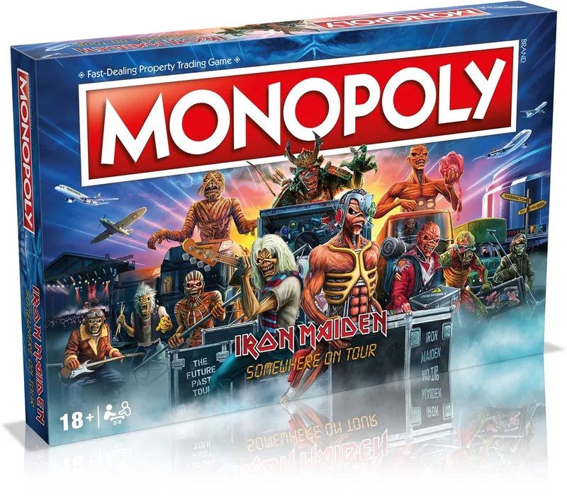 Monopoly - Bordspel - Iron Maiden - Engels van Winning Moves – doos