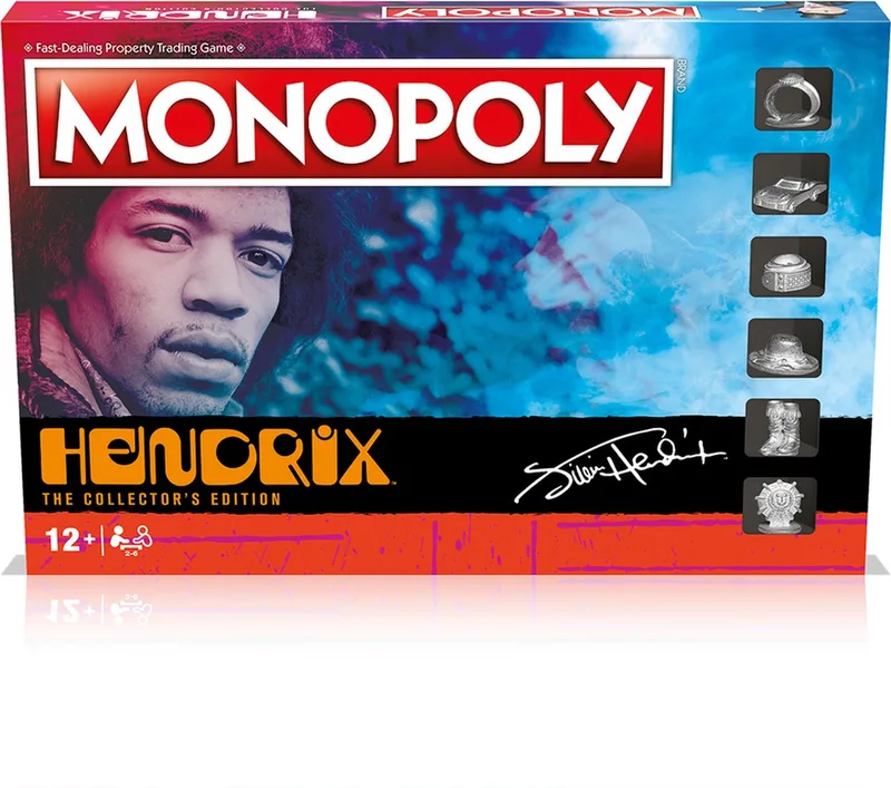 Monopoly - Bordspel - Jimi Hendrix - Verzamelaarseditie - Engels von Winning Moves – Schachtel