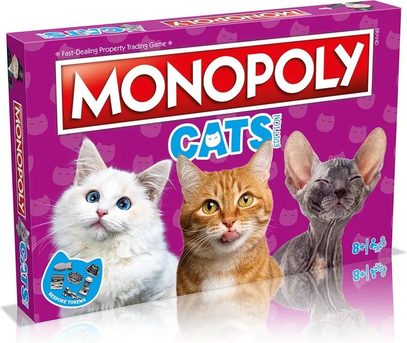 Monopoly Cats Edition - Engelstalig bordspel from Winning Moves – box