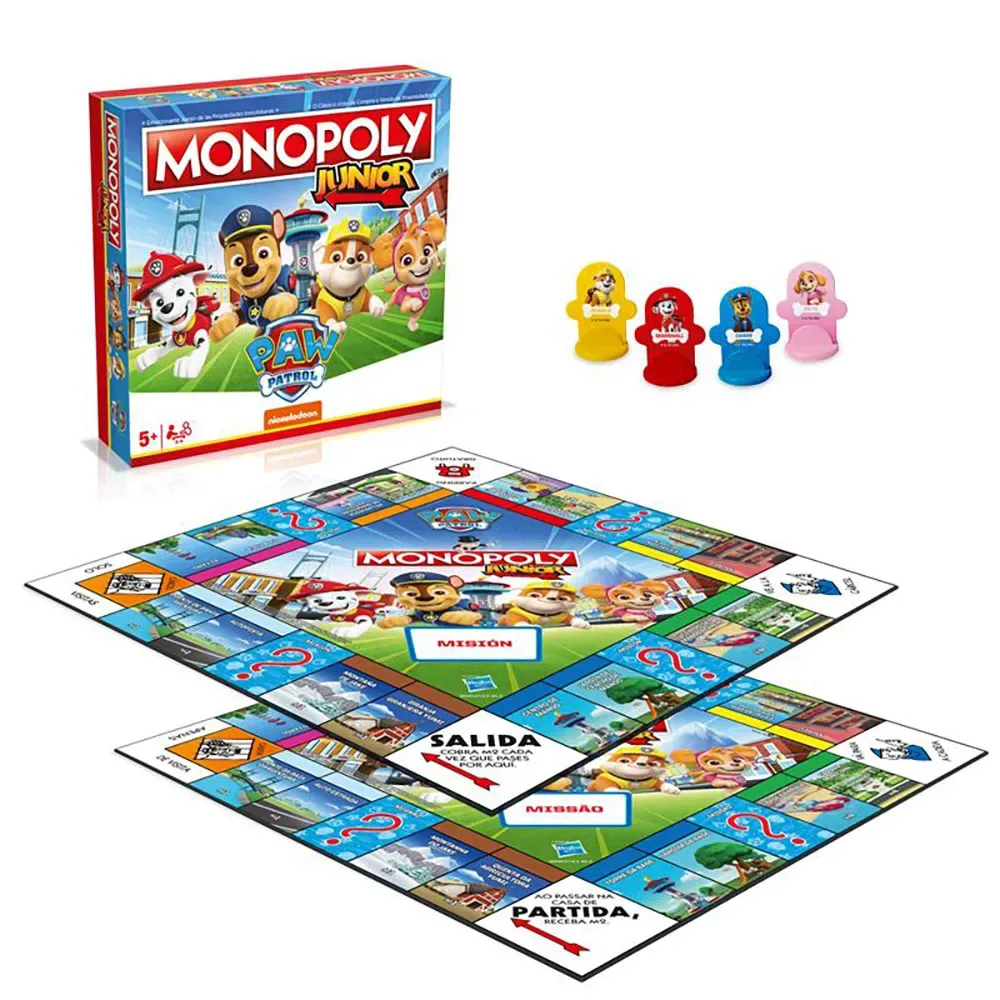 Monopoly Junior La Patrulla Canina Bordspel Spaans from Winning Moves – box
