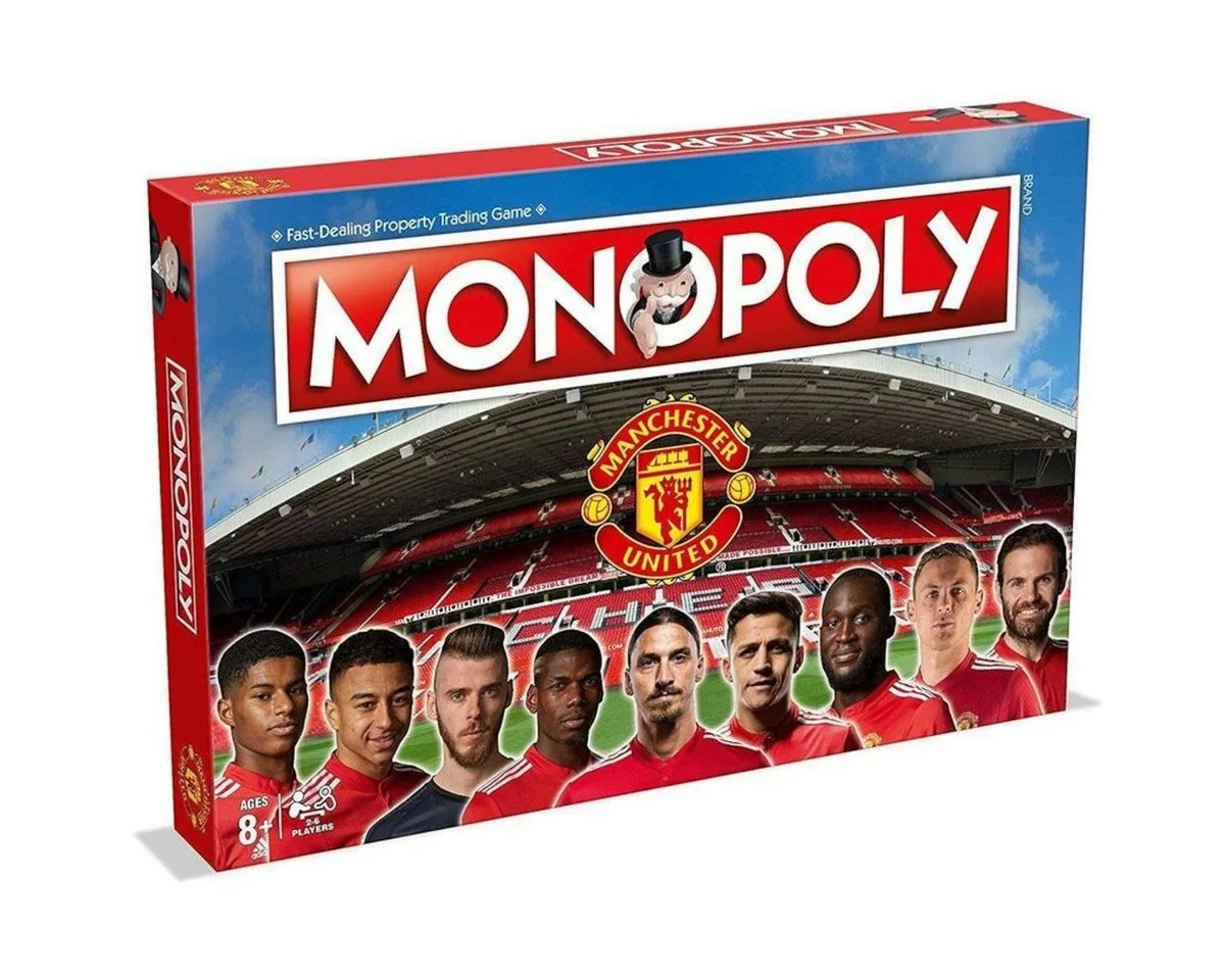 Monopoly - Manchester United (englisch) de Winning Moves, édition Rouge – boîte