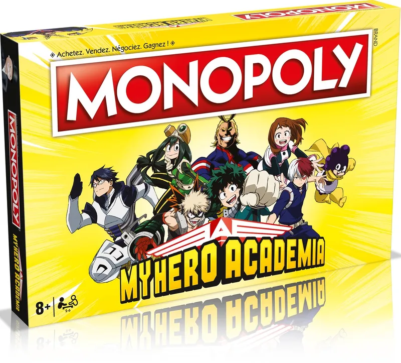 Monopoly - My Hero Academia fra Winning Moves – æske
