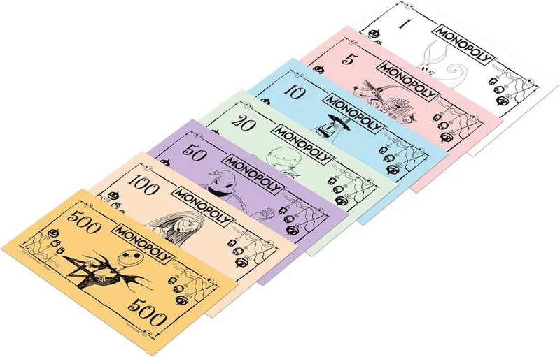 Monopoly Nightmare before Christmas de Winning Moves, édition Violet – boîte 5 sur 5