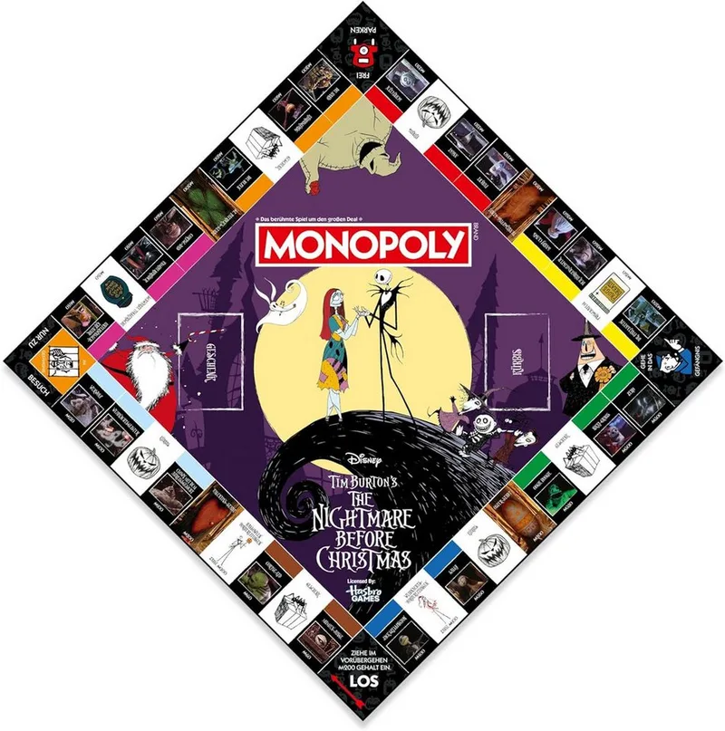 Monopoly Nightmare before Christmas de Winning Moves, édition Violet – boîte 3 sur 5