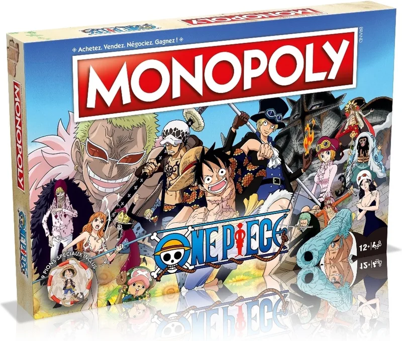 Monopoly One Piece - Engelstalig Bordspel van Winning Moves – doos