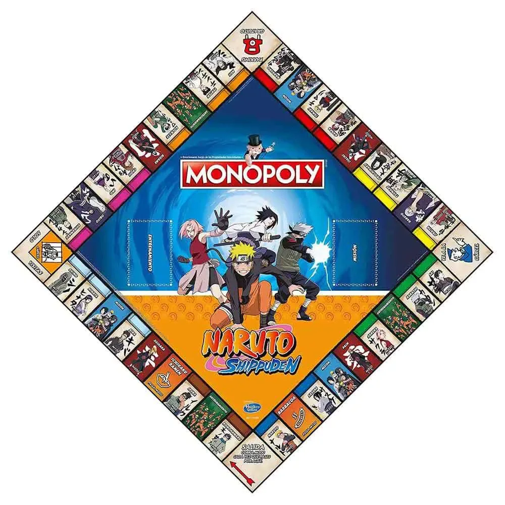 Naruto Shippuden Bordspel Spaanse Versie från Winning Moves – kartong