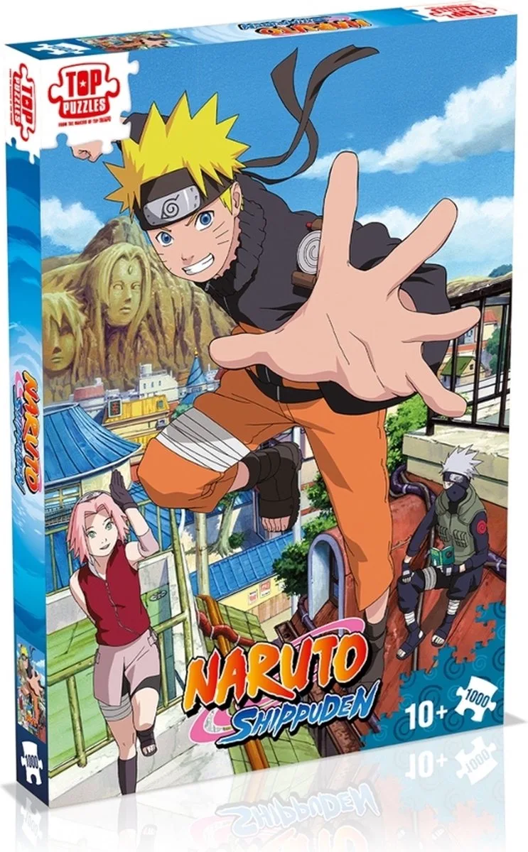 Naruto: Shippuden - Jigsaw Puzzle 1000 stukjes van Winning Moves, editie Meerkleurig – doos