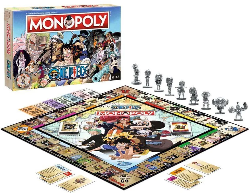 One Piece Monopoly Bordspel Feest from Winning Moves, Meerkleurig edition – box