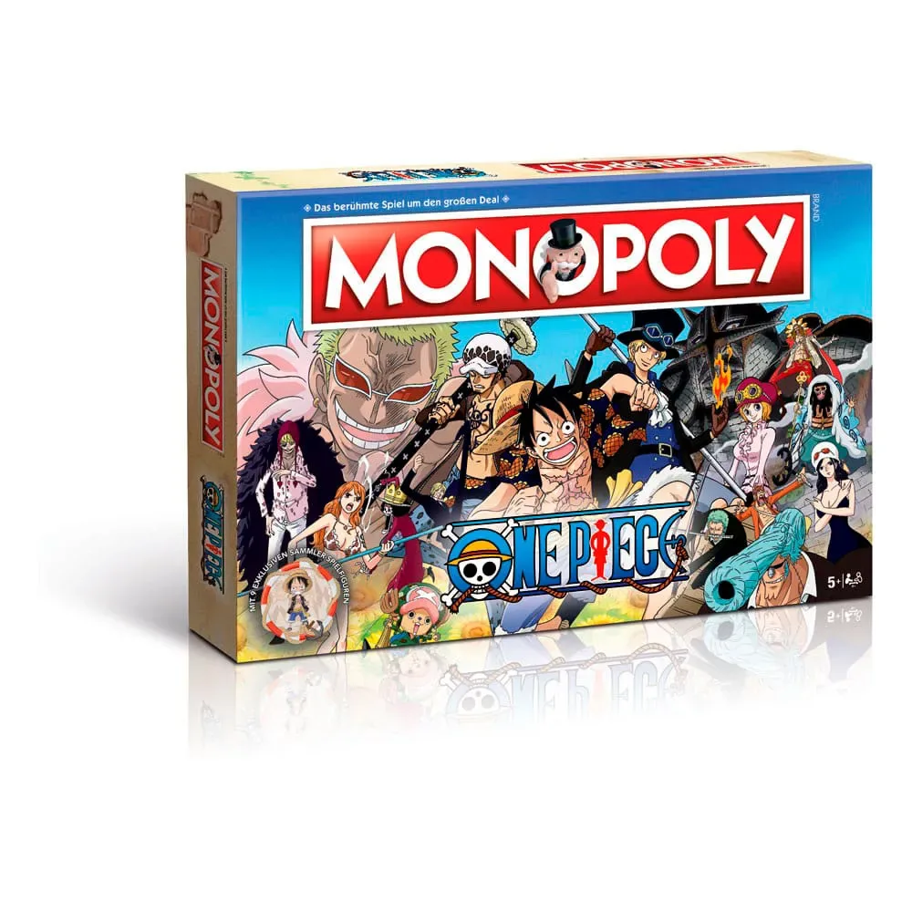 One Piece Monopoly Ny Sag Brætspil Tysk fra Winning Moves – æske