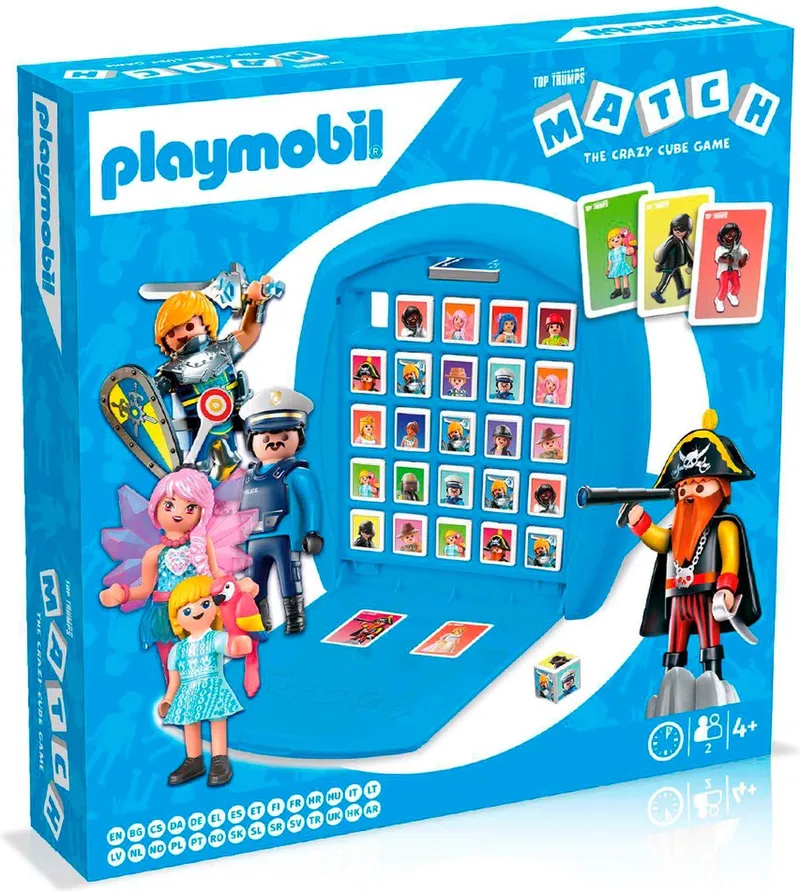 Playmobil - Bordspel - Top Trumps Match - Multilingual from Winning Moves – box
