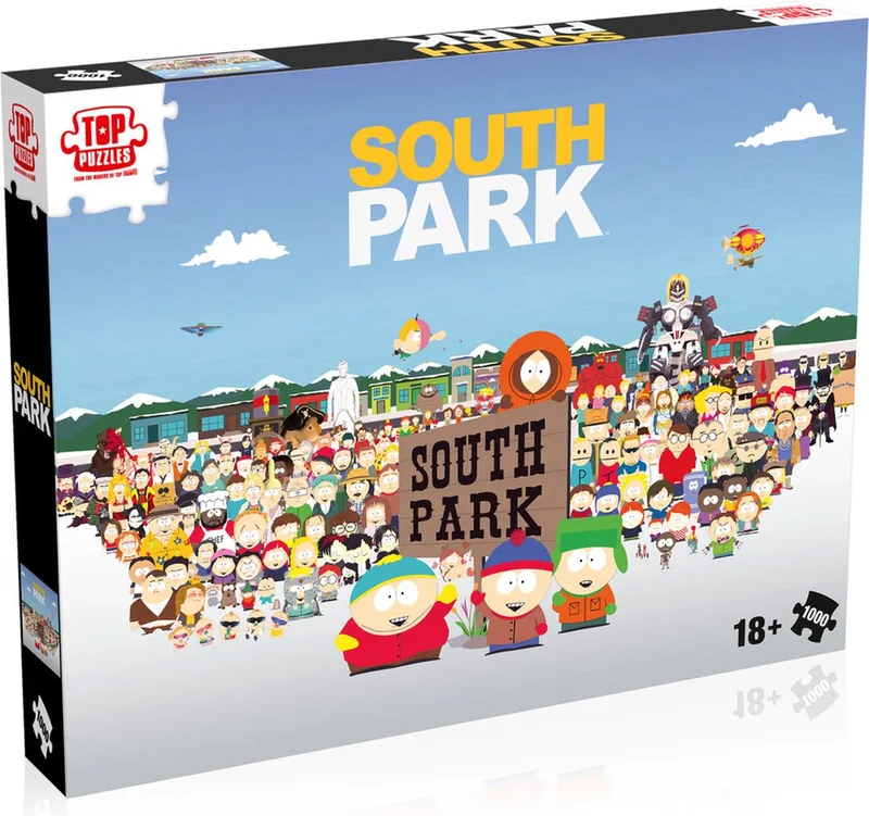 South Park - Jigsaw Puzzle 1000 stukjes from Winning Moves, Multicolour edition – box