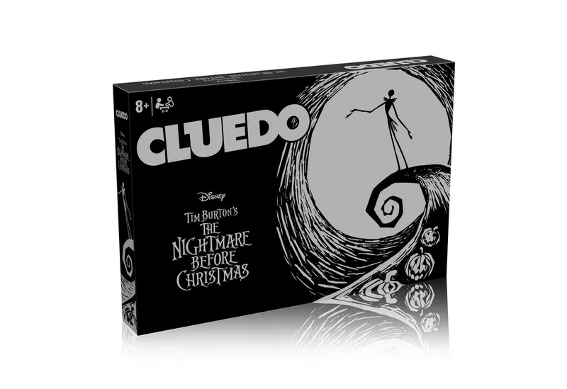 Spiel Cluedo Nightmare before Christmas, Brettspiel von Winning Moves, Ausgabe Schwarz – Schachtel