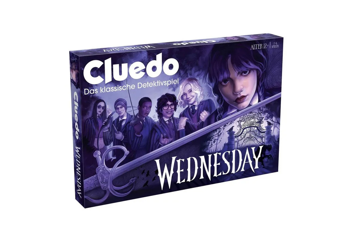 Spiel Cluedo Wednesday från Winning Moves – kartong