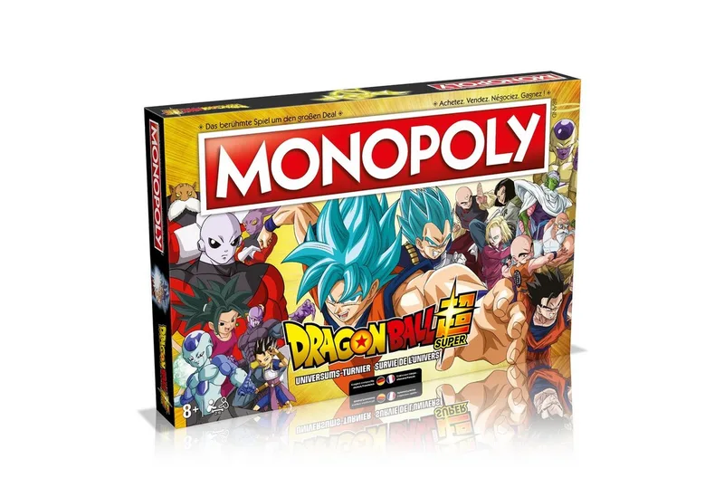 Spiel Monopoly Dragon Ball Super (deutsch/französisch) from Winning Moves, Multicolour edition – box