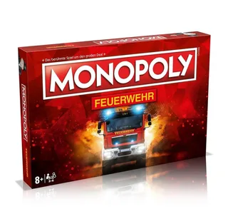 Spiel Monopoly Feuerwehr från Winning Moves – kartong 1 av 5