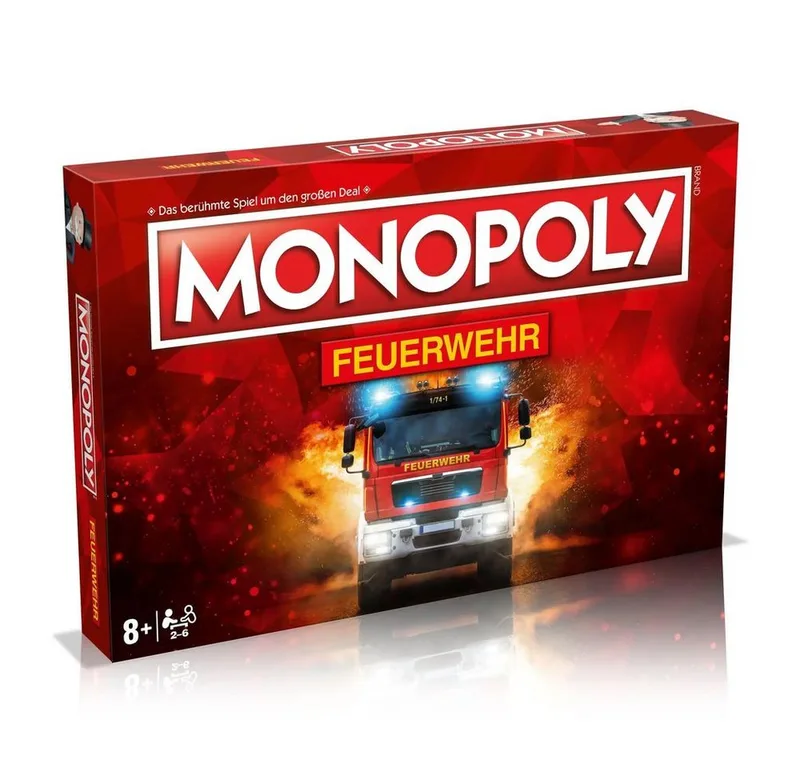 Spiel Monopoly Feuerwehr från Winning Moves – kartong 1 av 5