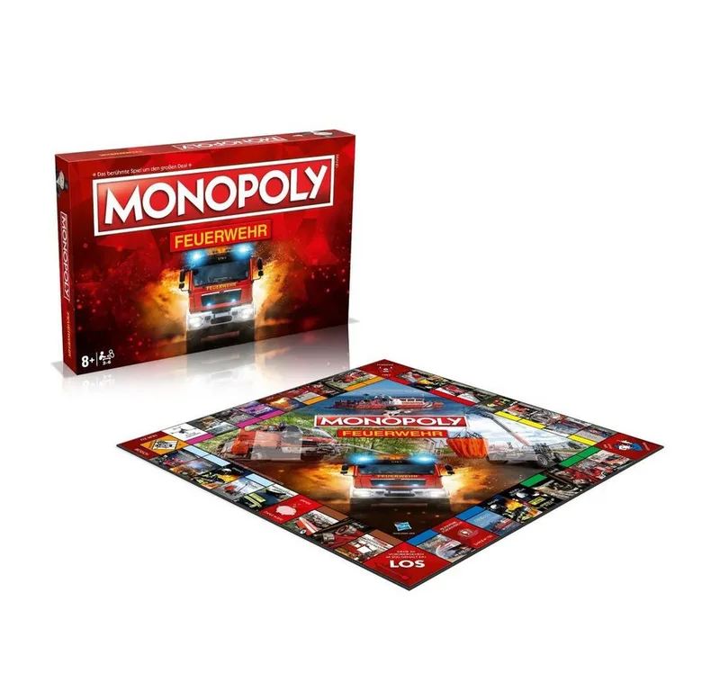 Spiel Monopoly Feuerwehr från Winning Moves – kartong 2 av 5
