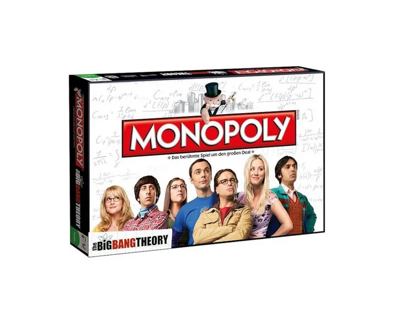 Spiel Monopoly The Big Bang Theory, Brettspiel von Winning Moves, Ausgabe Beige – Schachtel