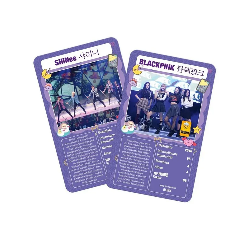 Spiel Top Trumps K-POP från Winning Moves – kartong 4 av 5
