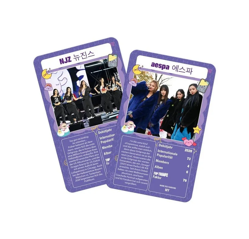 Spiel Top Trumps K-POP från Winning Moves – kartong 5 av 5