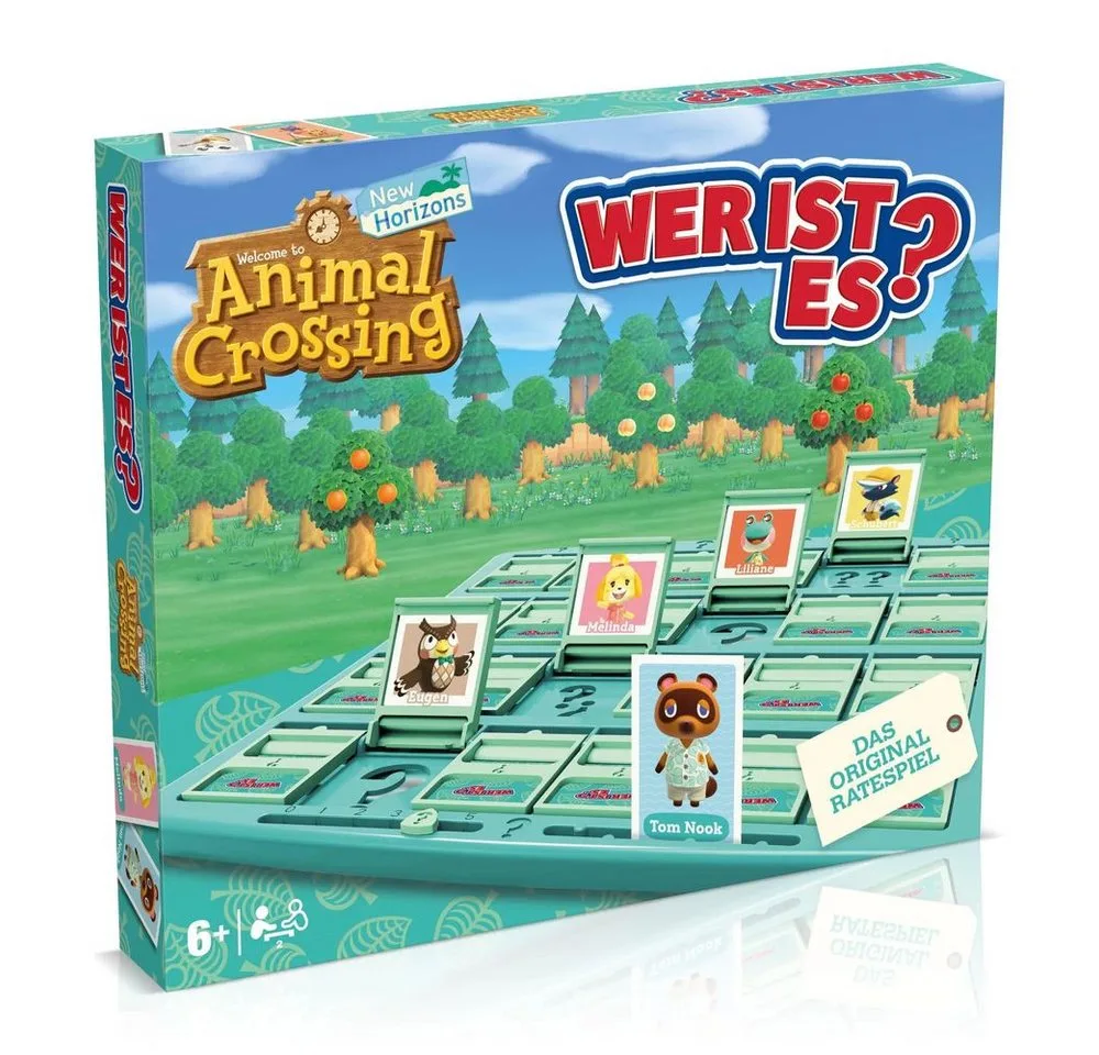 Spiel Wer ist es? Animal Crossing van Winning Moves – doos