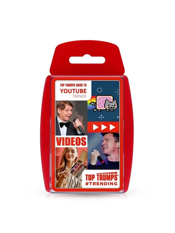 Top Trumps Gen Z - Guide Aan YouTube Trends Card Game (ENGLISH) from Winning Moves – box