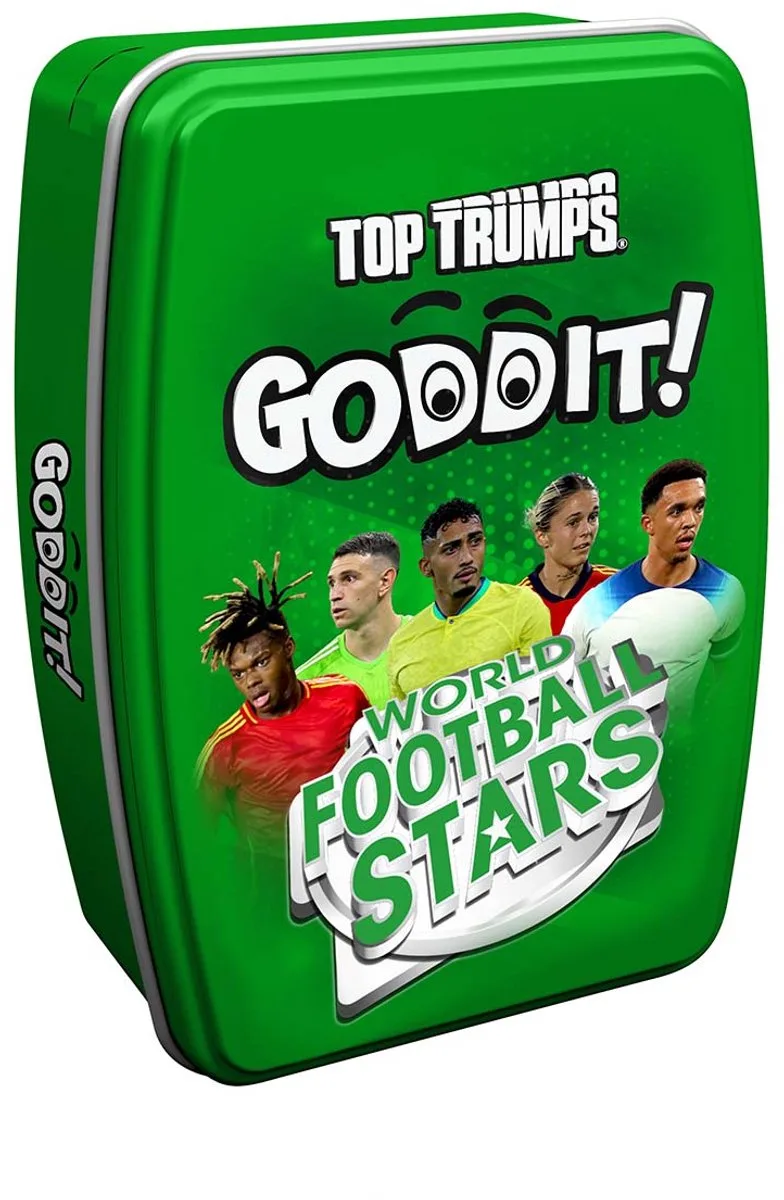 Top Trumps Goddit! - Kaartspel - World Football Stars Meertalig von Winning Moves – Schachtel