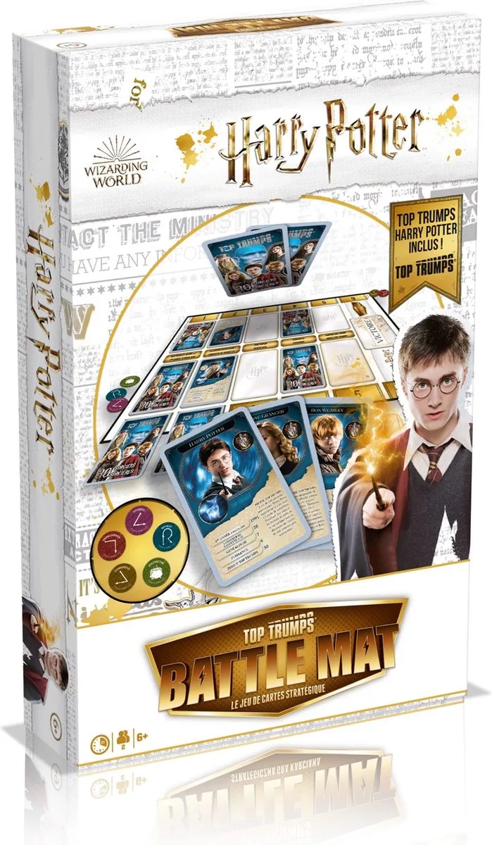Top Trumps - Harry Potter Battle Mat Kaartspel (Franse Editie) from Winning Moves – box