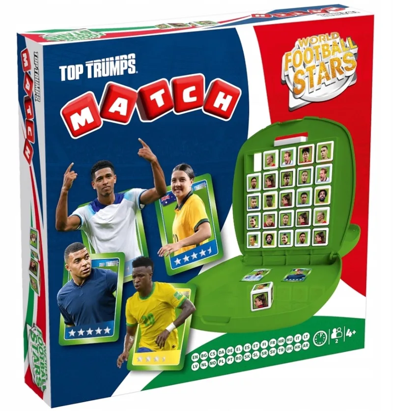 Top Trumps Match - Bordspel - World Football Stars from Winning Moves – box