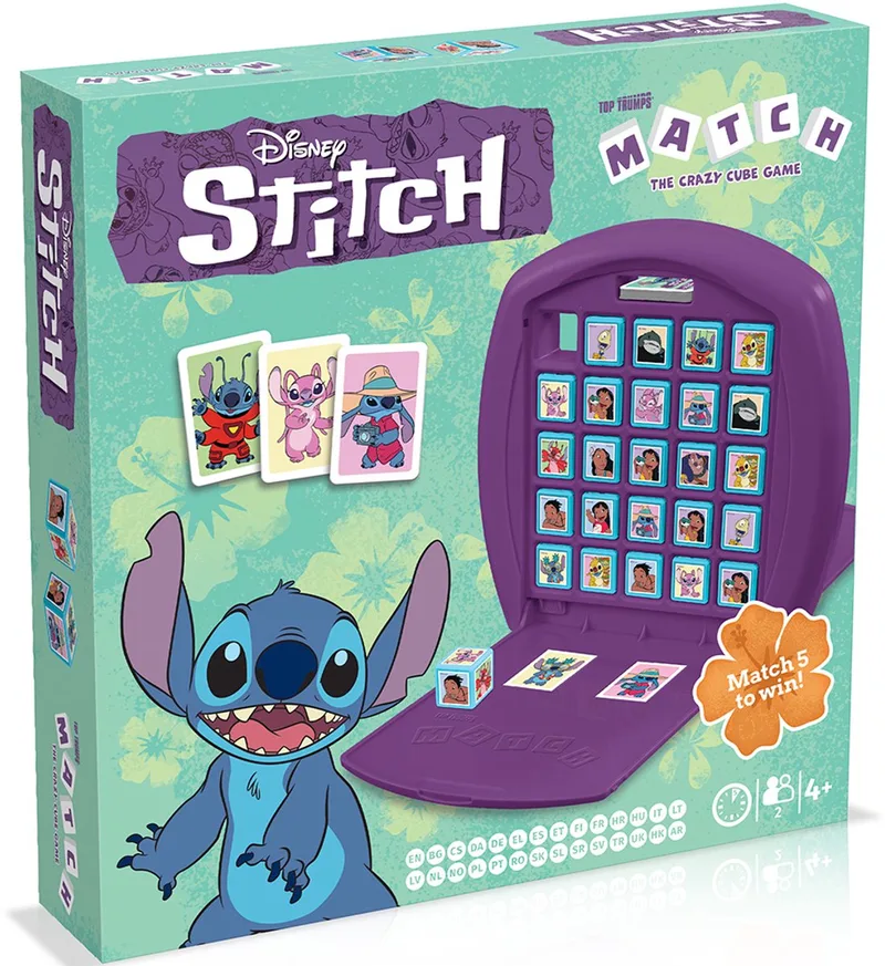 Top Trumps Match The Craze Cube Game - Bordspel - Lilo & Stitch New Version von Winning Moves – Schachtel
