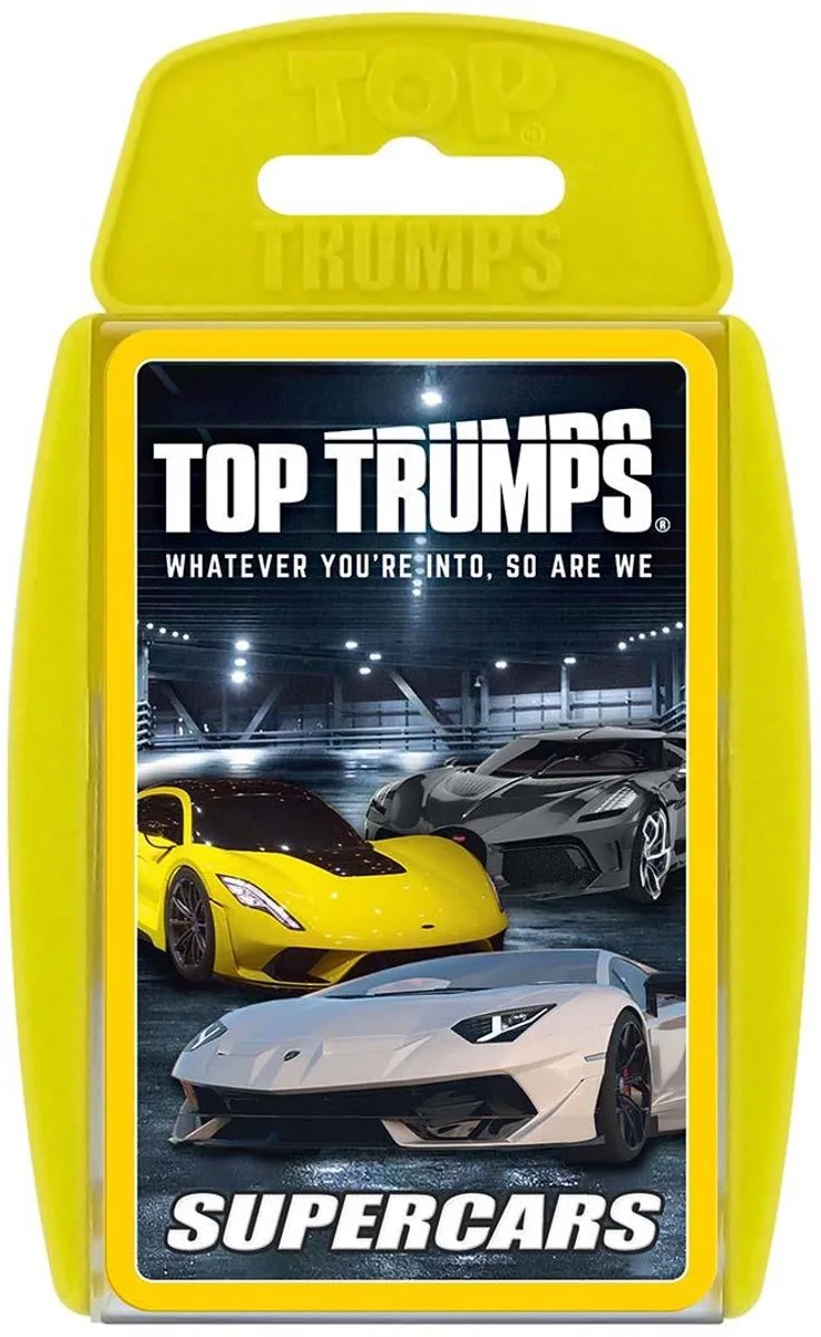 Top Trumps - Supercars - Kaartspel von Winning Moves – Schachtel