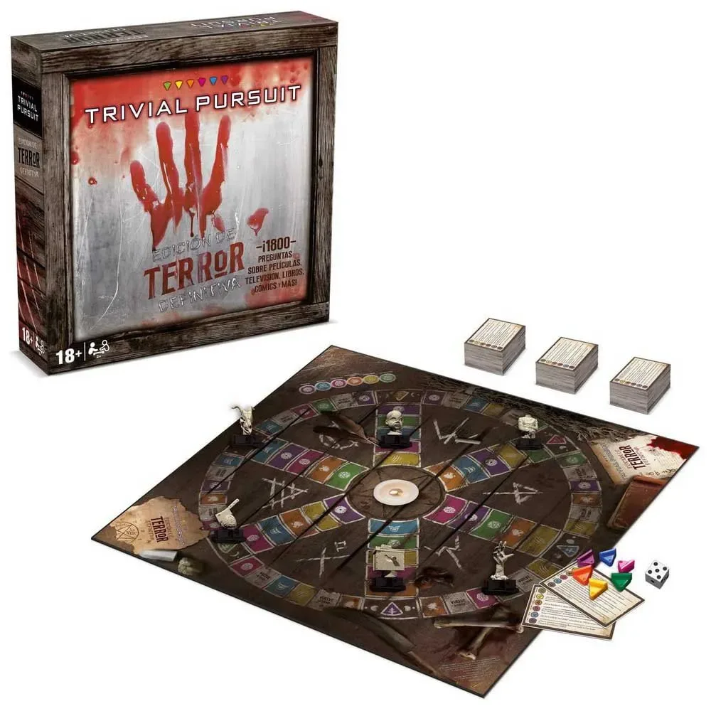 Trivial Pursuit Horror från Winning Moves – kartong